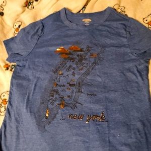 Blue new york shirt
